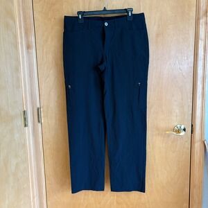 Patagonia Women's Black‎ Cargo Pants Size 12 Nylon Spandex Outdoor Travel